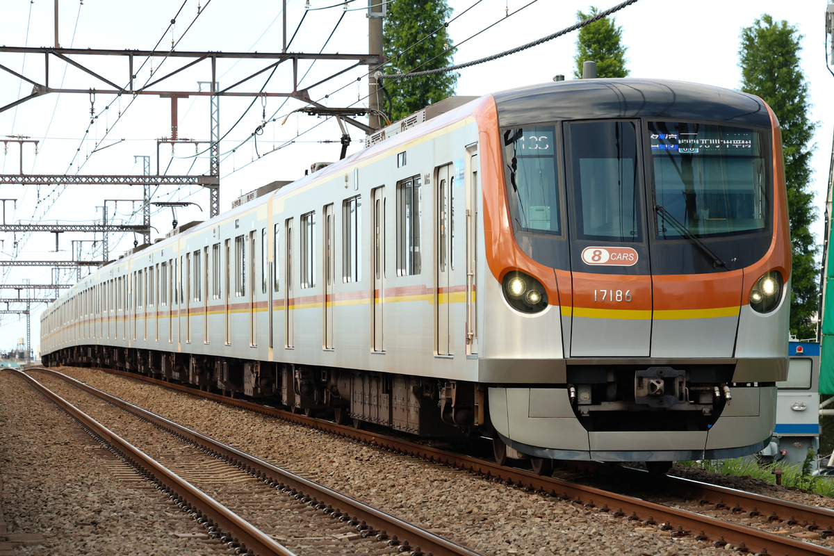 東京メトロ 和光検車区 17000系 17186F