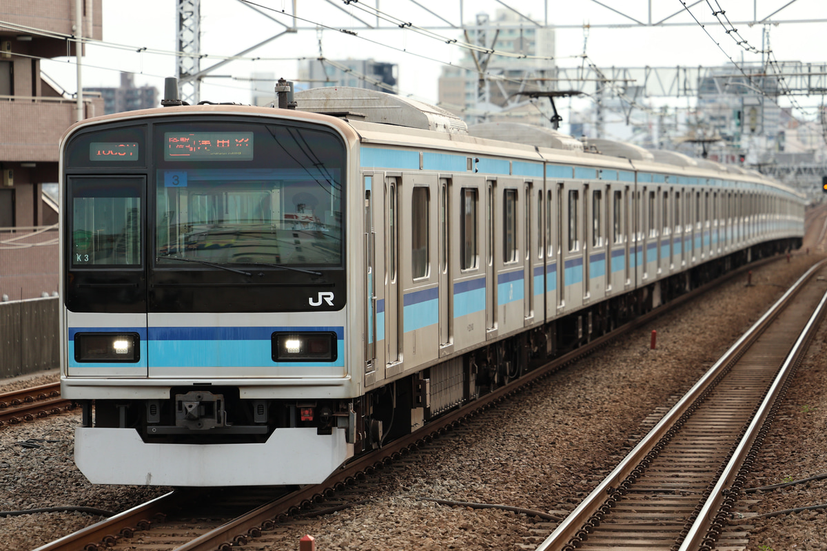 JR東日本 三鷹車両センター E231系 ミツK3編成