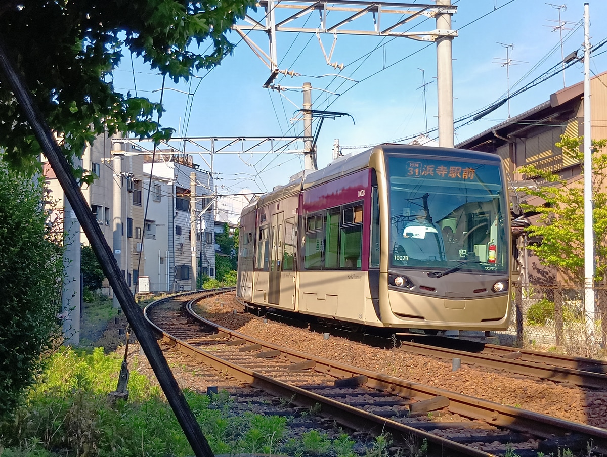 阪堺電気軌道 我孫子道車庫 1001形 1002