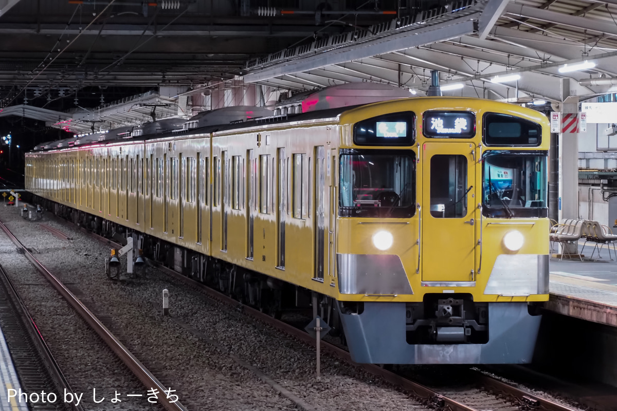 西武鉄道 池袋線車両所武蔵丘車両基地 2000系 2089F