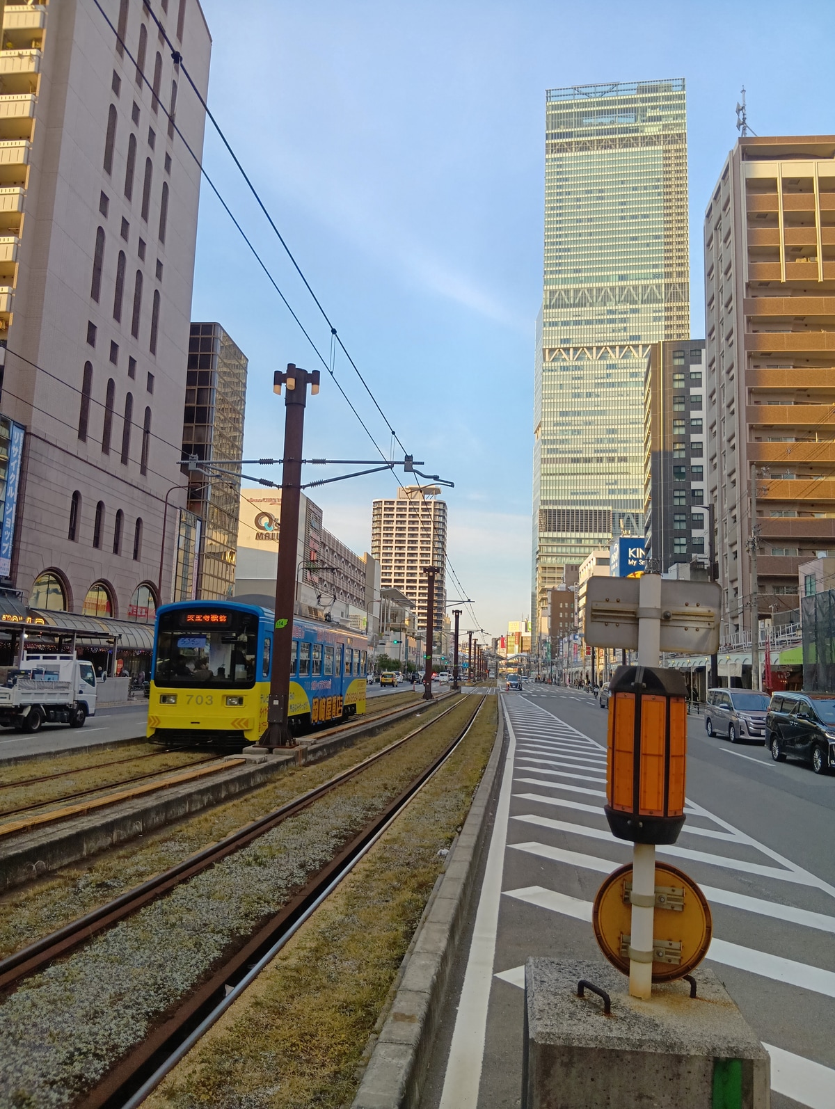 阪堺電気軌道 我孫子道車庫 モ701形 モ703