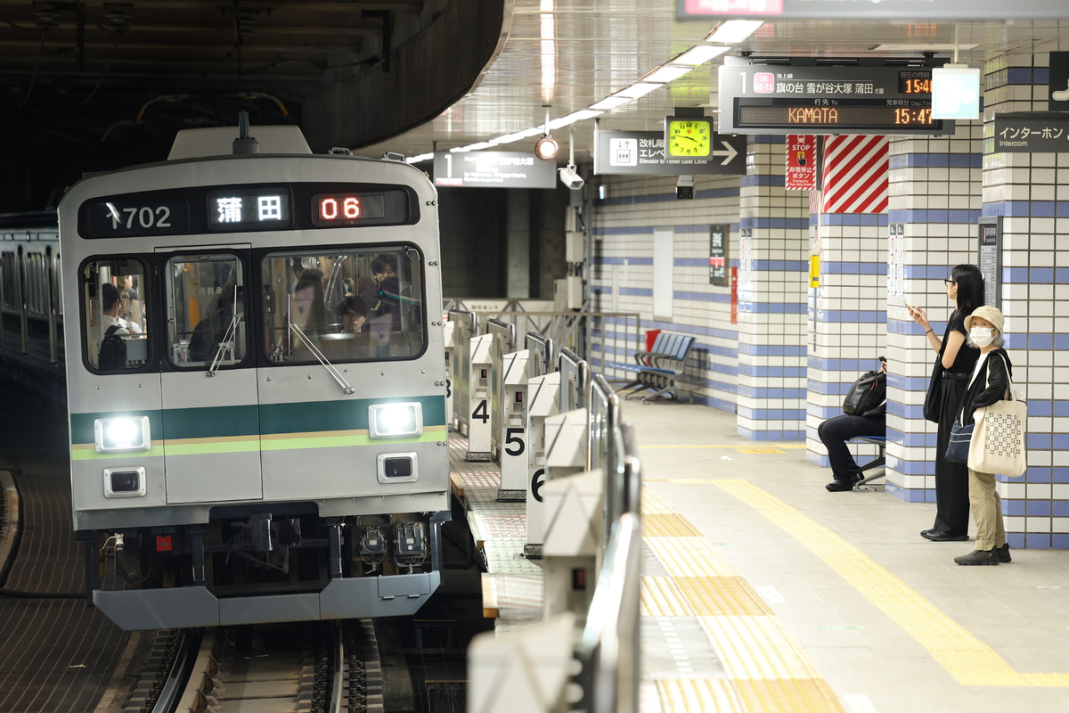 東急電鉄 雪が谷検車区 1000系 1502F