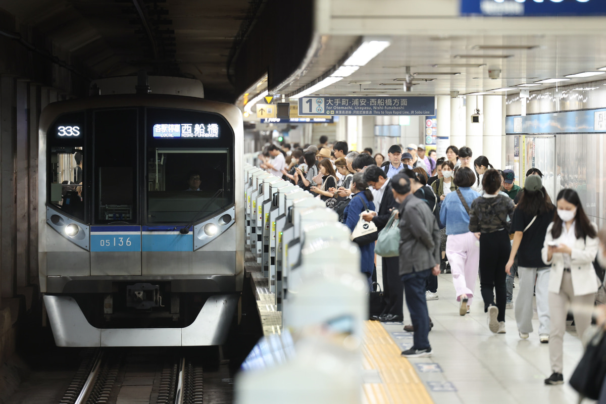 東京メトロ 深川検車区 05系 05-136F