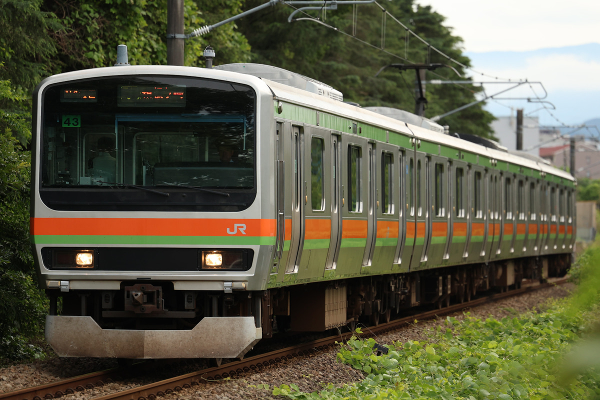 JR東日本 川越車両センター E231系 ハエ43編成