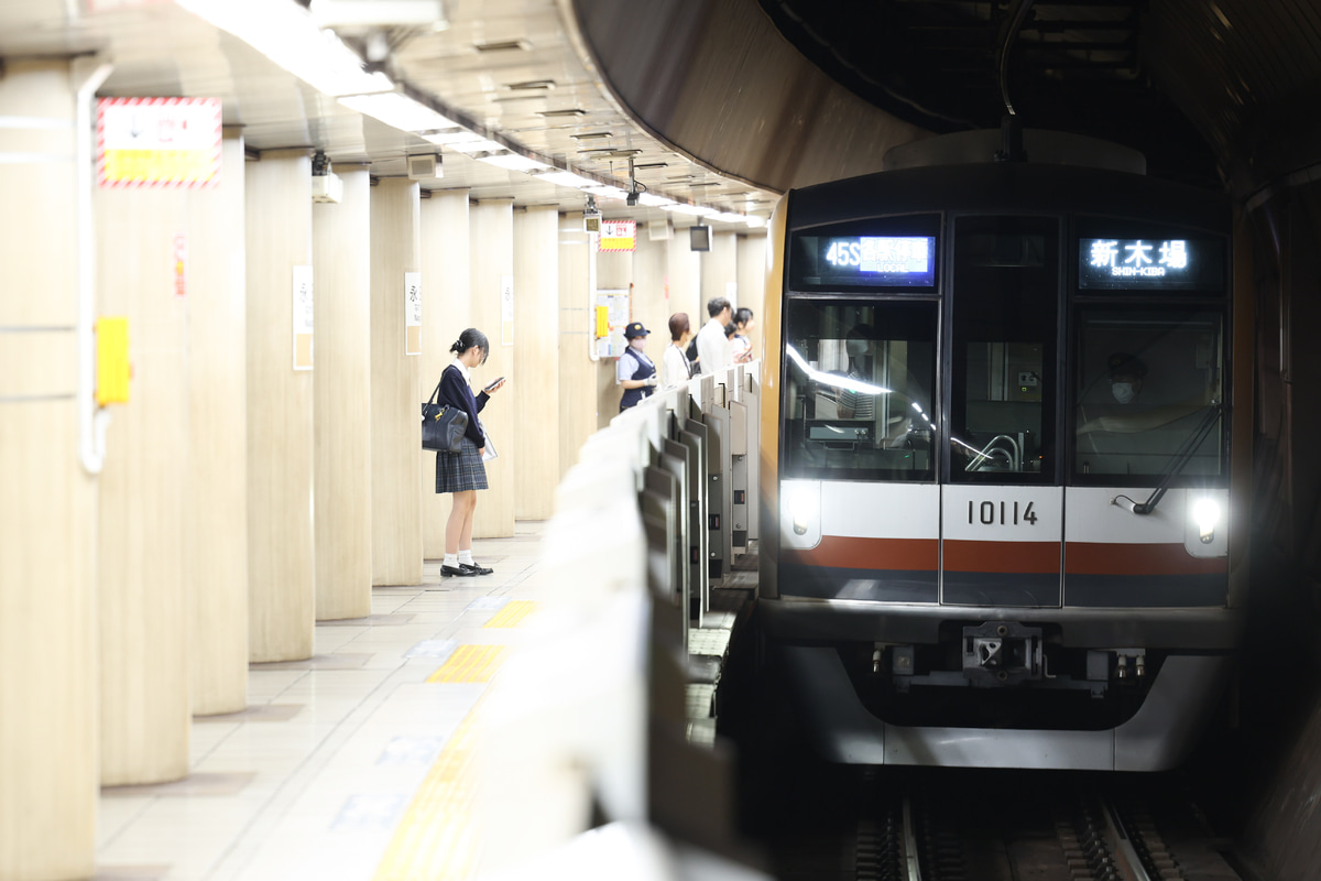 東京メトロ 和光検車区 10000系 10114F