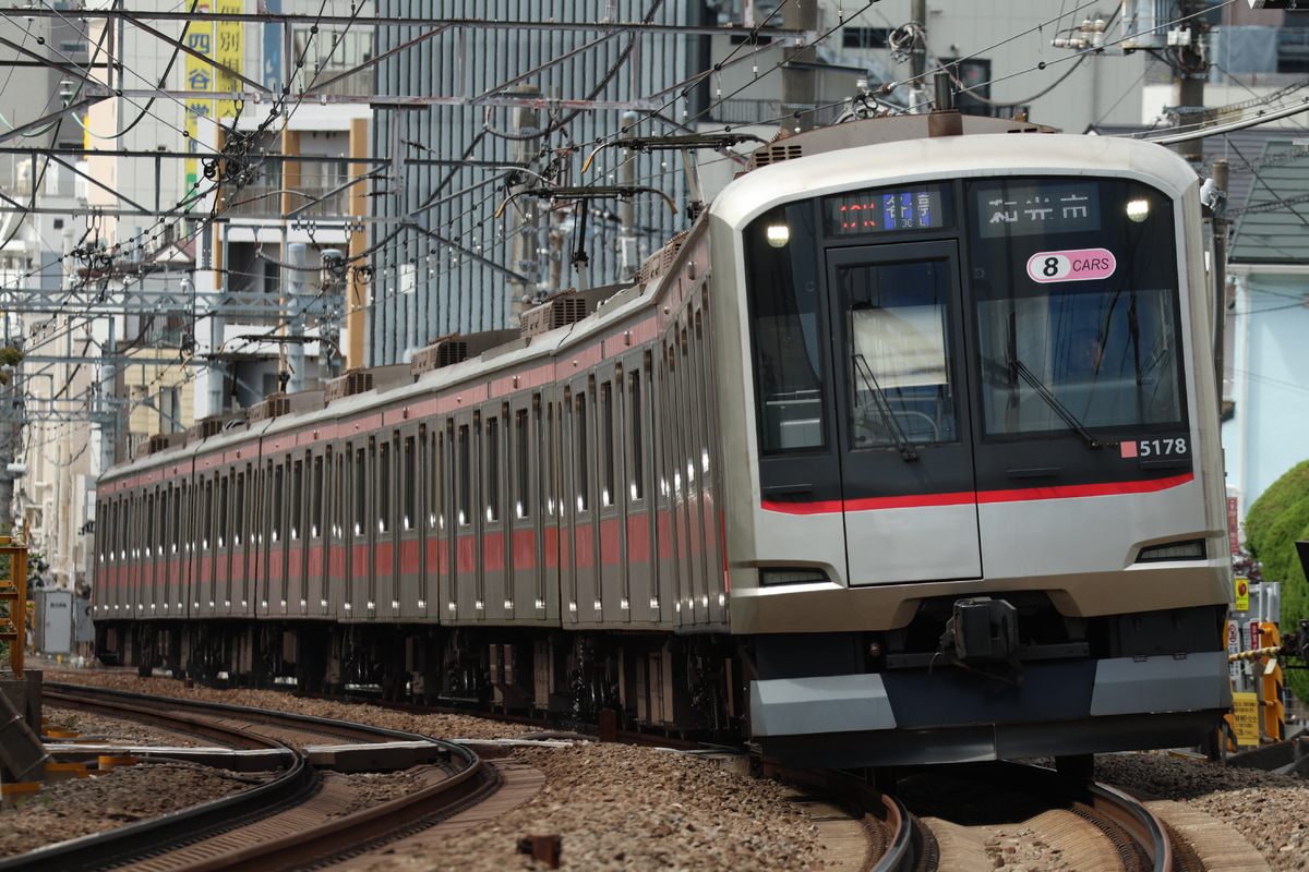 東急電鉄 元住吉検車区 5050系 5178F