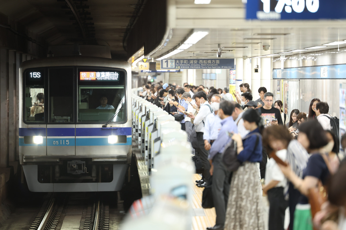 東京メトロ 深川検車区 05系 05-115F