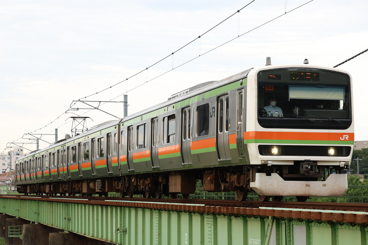 JR東日本 川越車両センター 209系 ハエ54編成
