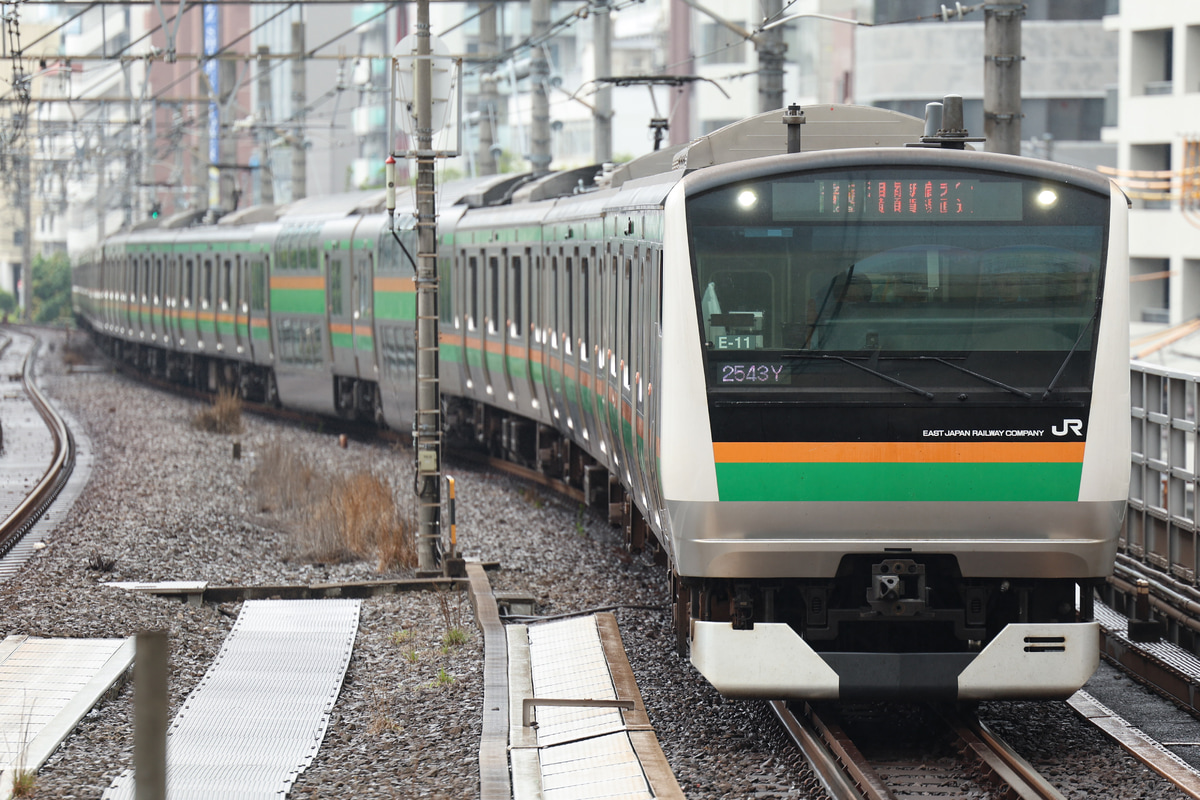 JR東日本 国府津車両センター E233系 コツE-11編成
