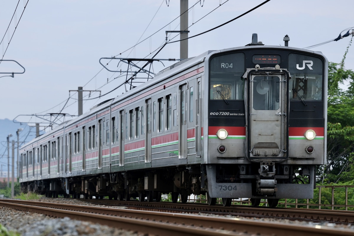JR四国 高松運転所 7200系 R04編成