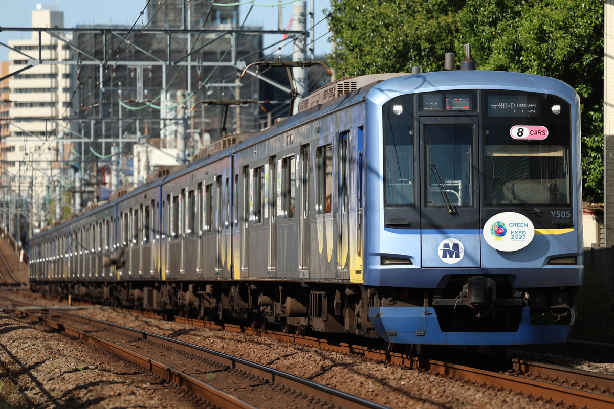 横浜高速鉄道 元住吉検車区 Y500系 Y515F