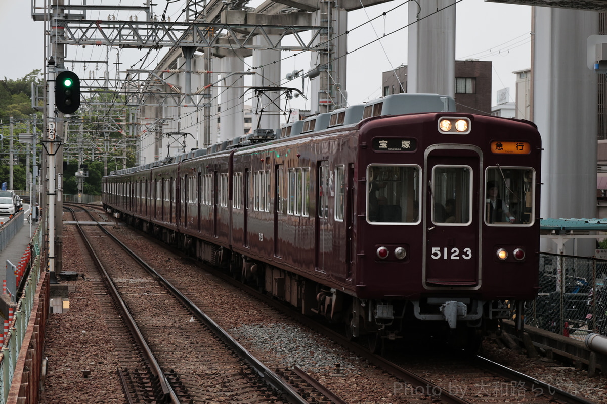 阪急電鉄 平井車庫 5100系 5106F