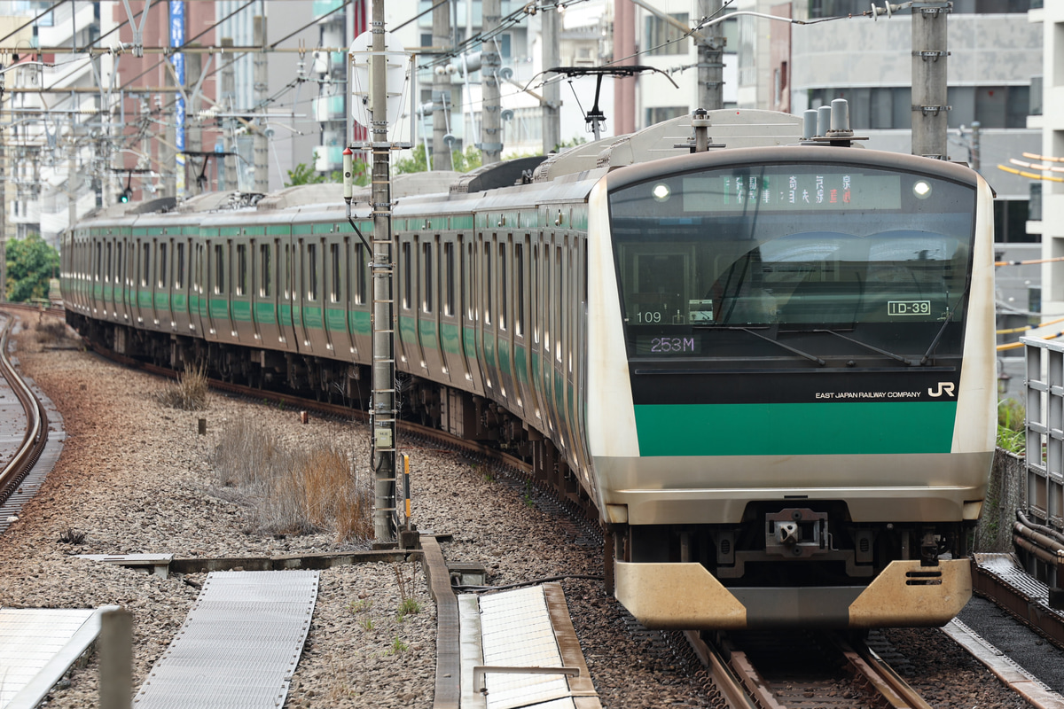 JR東日本 川越車両センター E233系 ハエ109編成