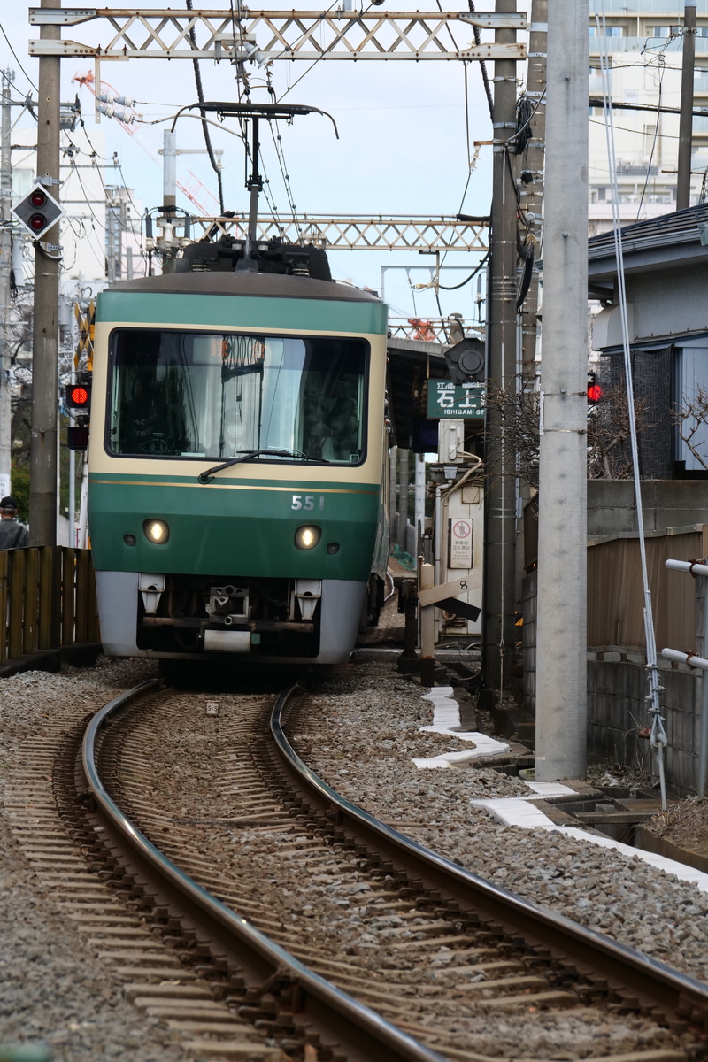 江ノ島電鉄 極楽寺検車区 500形 501F