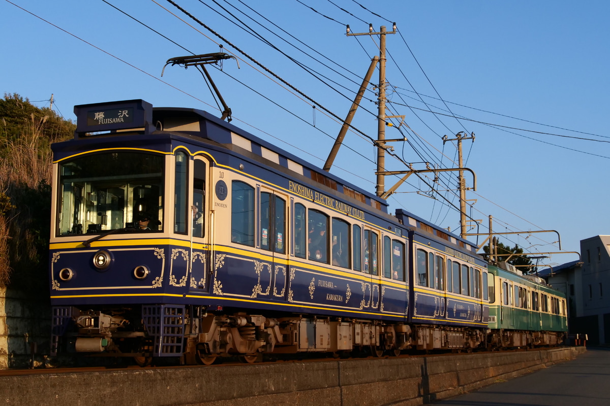 江ノ島電鉄 極楽寺検車区 10形 10F