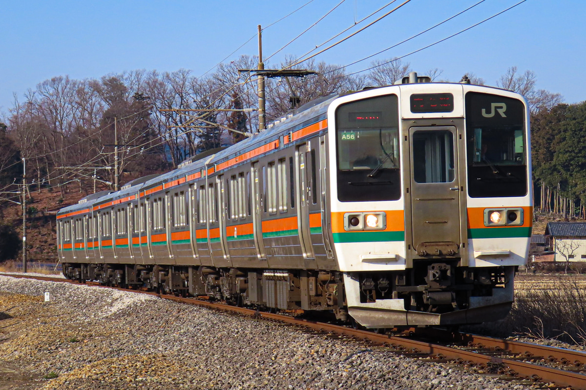 JR東日本 高崎車両センター本所 211系 タカA56編成