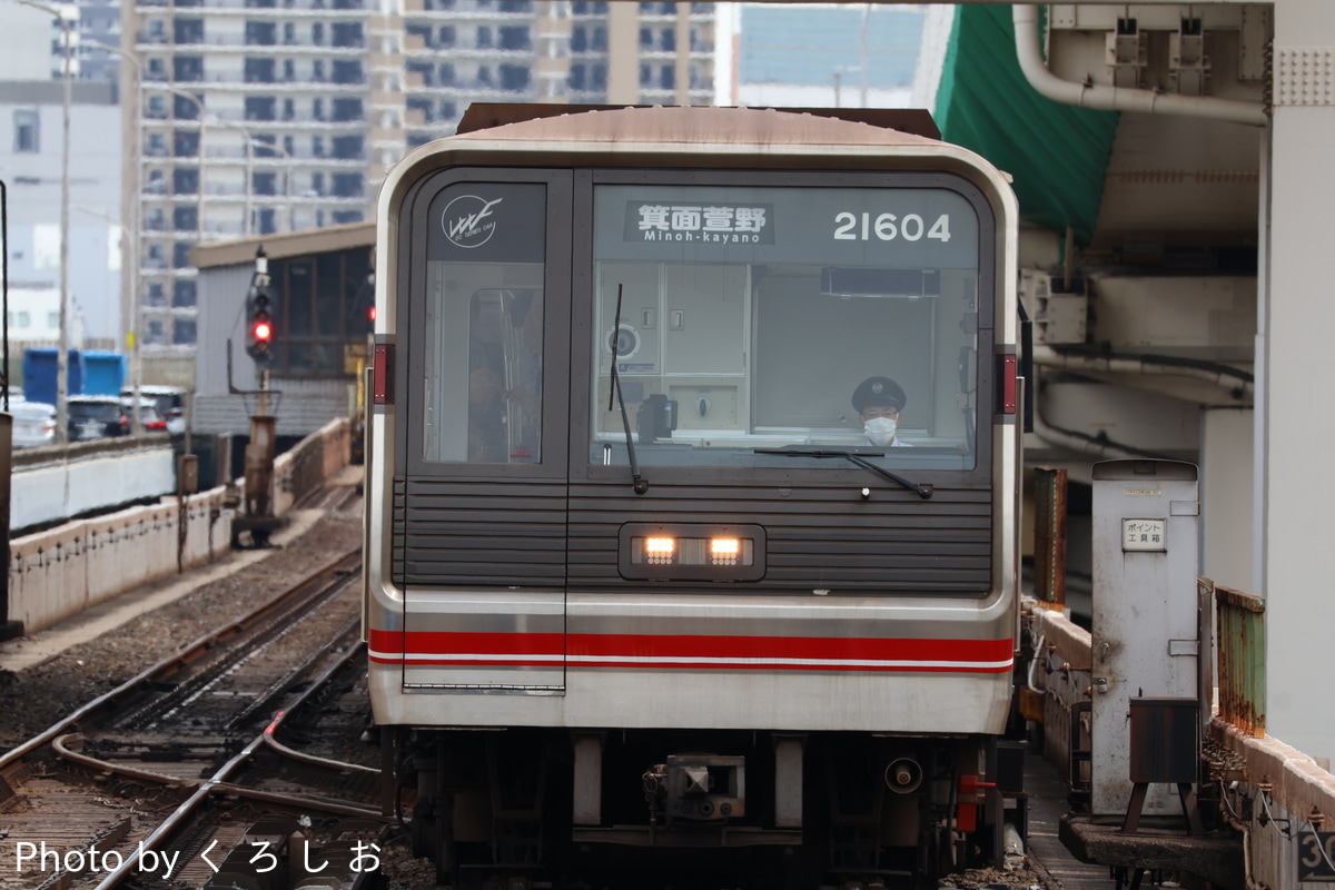大阪市高速電気軌道 中百舌鳥検車場 21系 21604F
