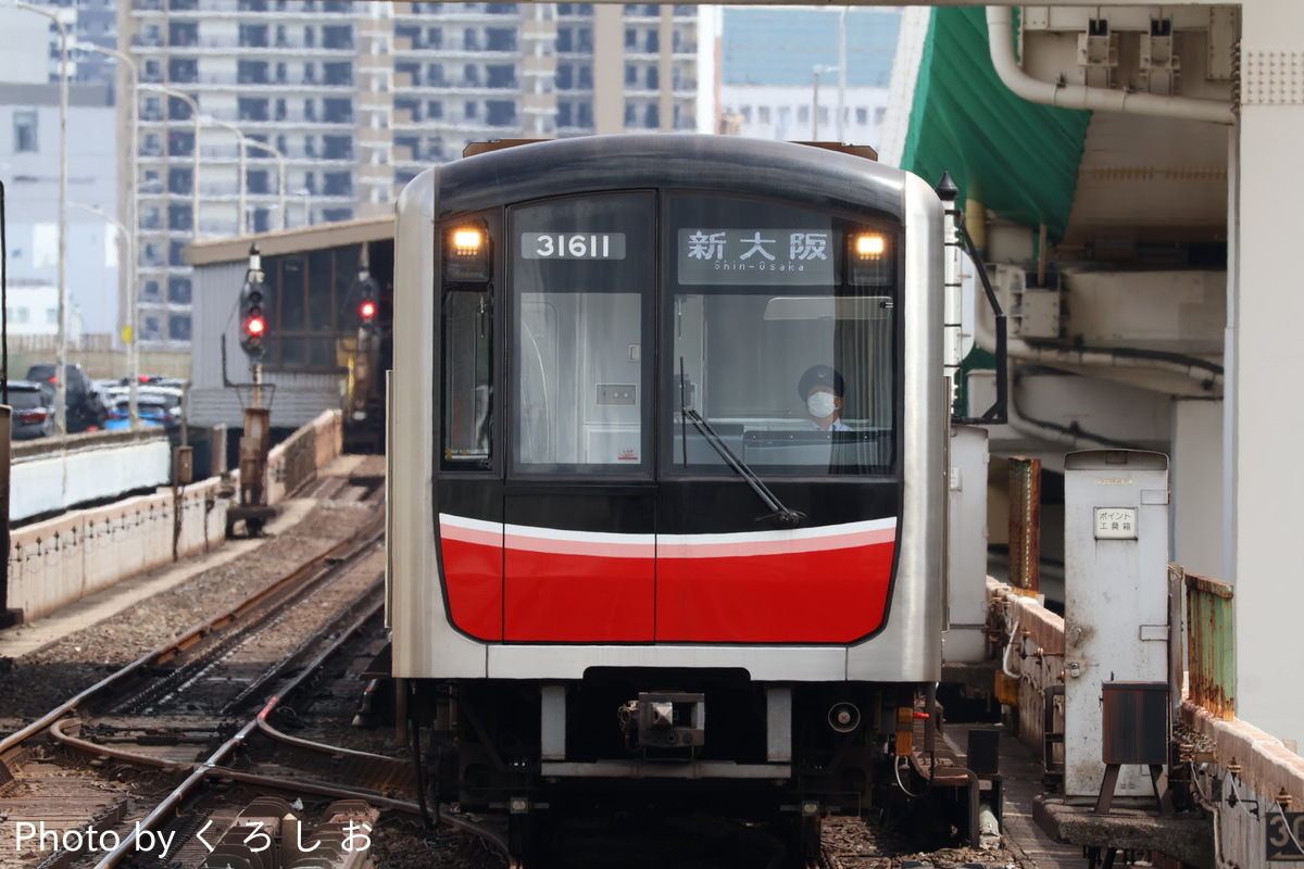 大阪市高速電気軌道 中百舌鳥検車場 30000系 31611F