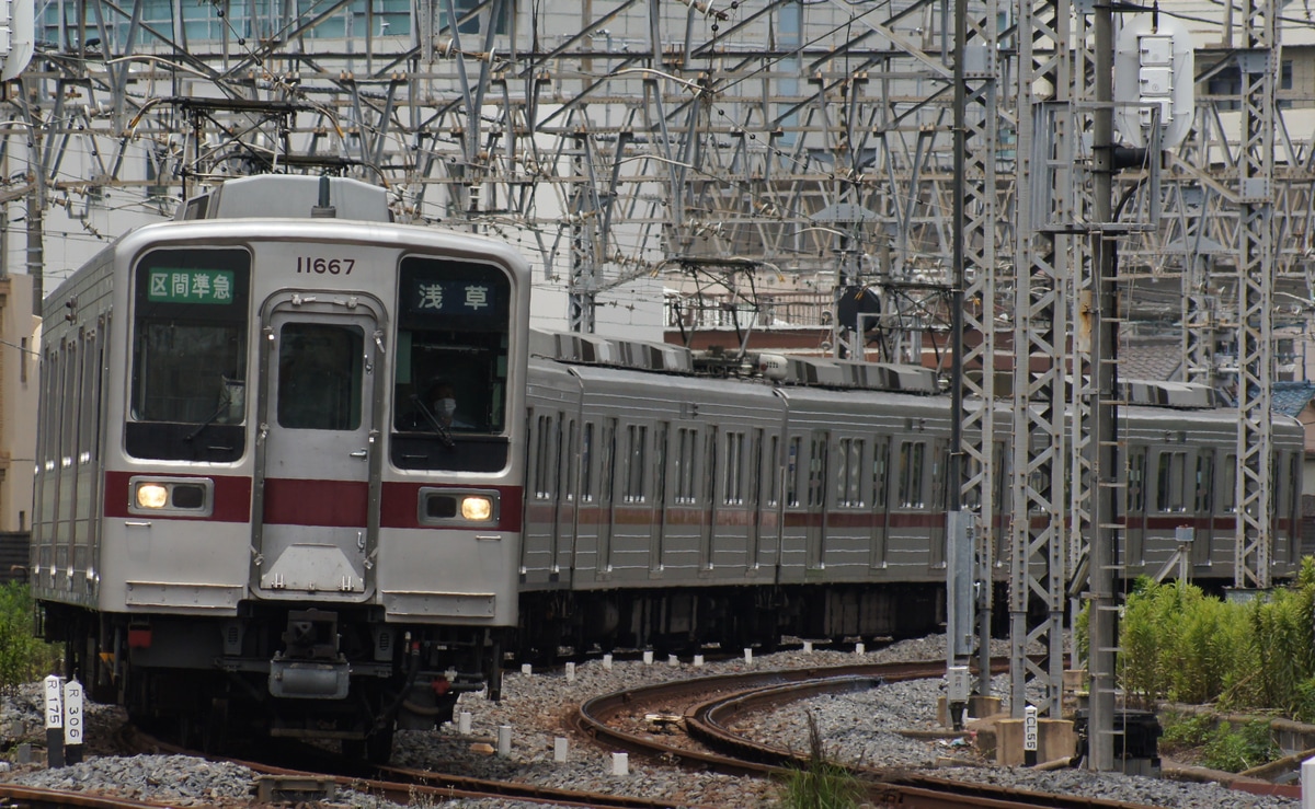 東武鉄道 南栗橋車両管区春日部支所 10050型 11667F