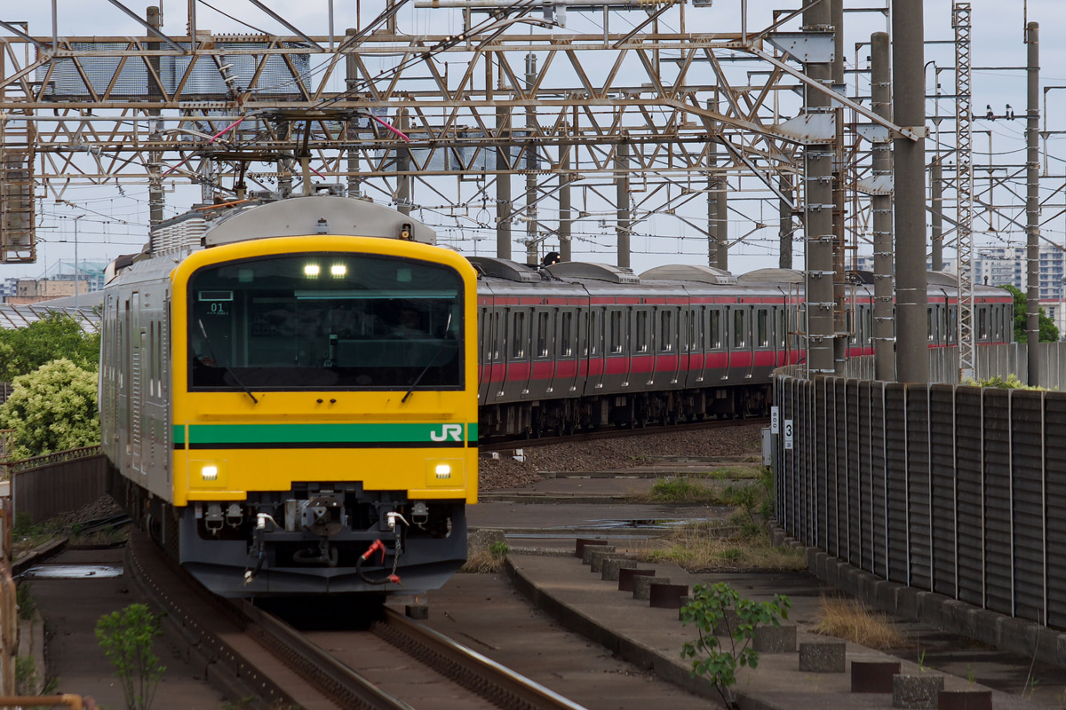 JR東日本 尾久車両センター E493系 オク01編成