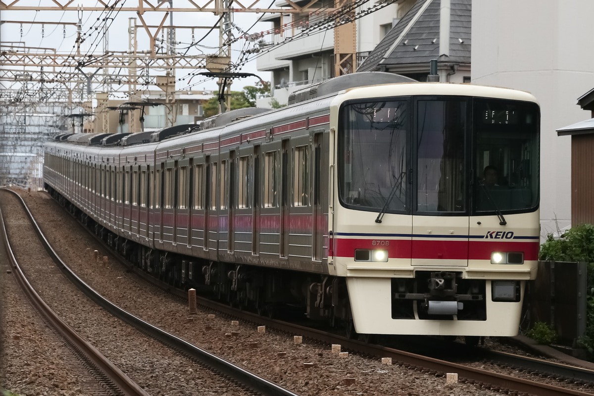 京王電鉄 若葉台検車区 8000系 8708f