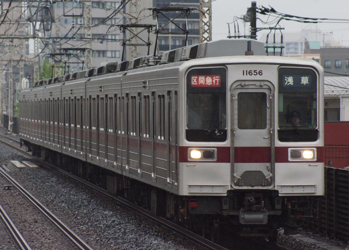 東武鉄道 南栗橋車両管区春日部支所 10050型 11656F