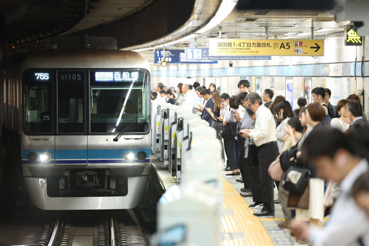 東京メトロ 深川検車区 07系 07-105F