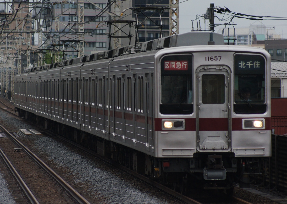 東武鉄道 南栗橋車両管区春日部支所 10050型 11657F