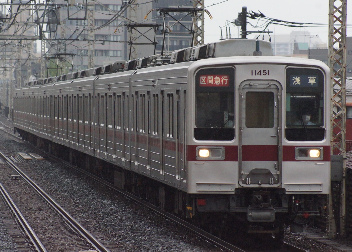 東武鉄道 南栗橋車両管区春日部支所 10050型 11451F