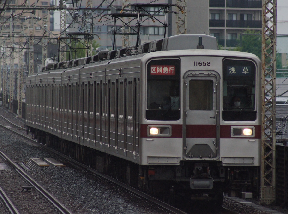 東武鉄道 南栗橋車両管区春日部支所 10050型 11658F