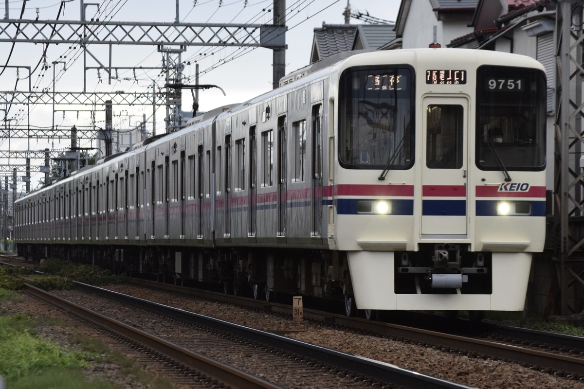 京王電鉄 若葉台検車区 9000系 9701F
