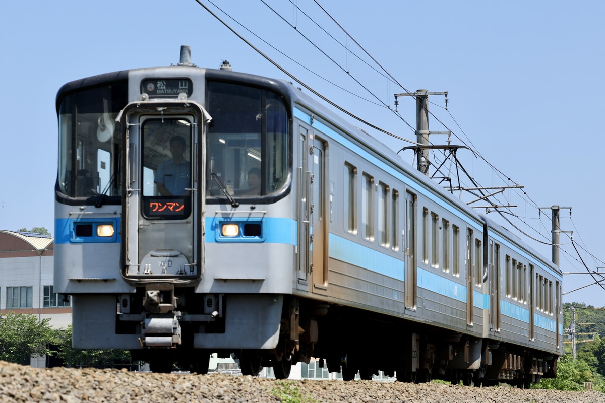 JR四国 松山運転所 7000系 7108