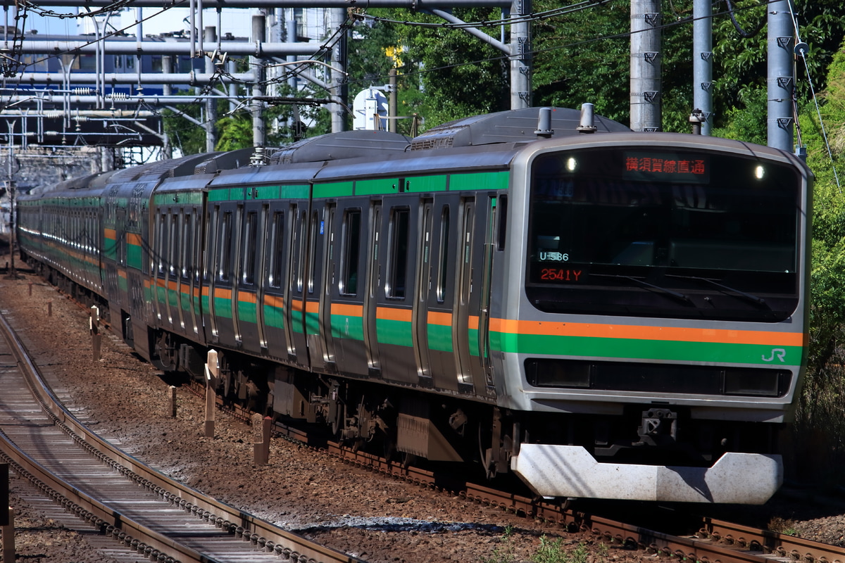 JR東日本 小山車両センター E231系 U-586