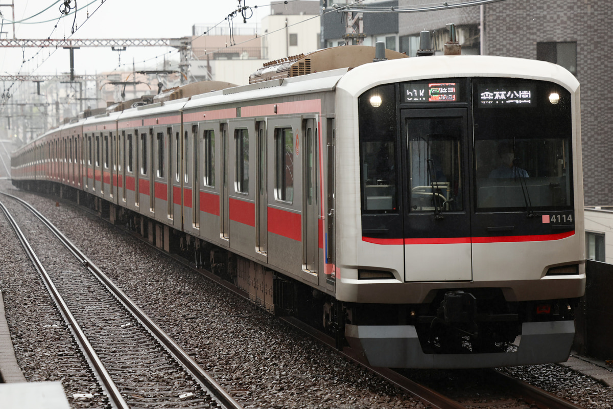 東急電鉄 元住吉検車区 5050系 4114F