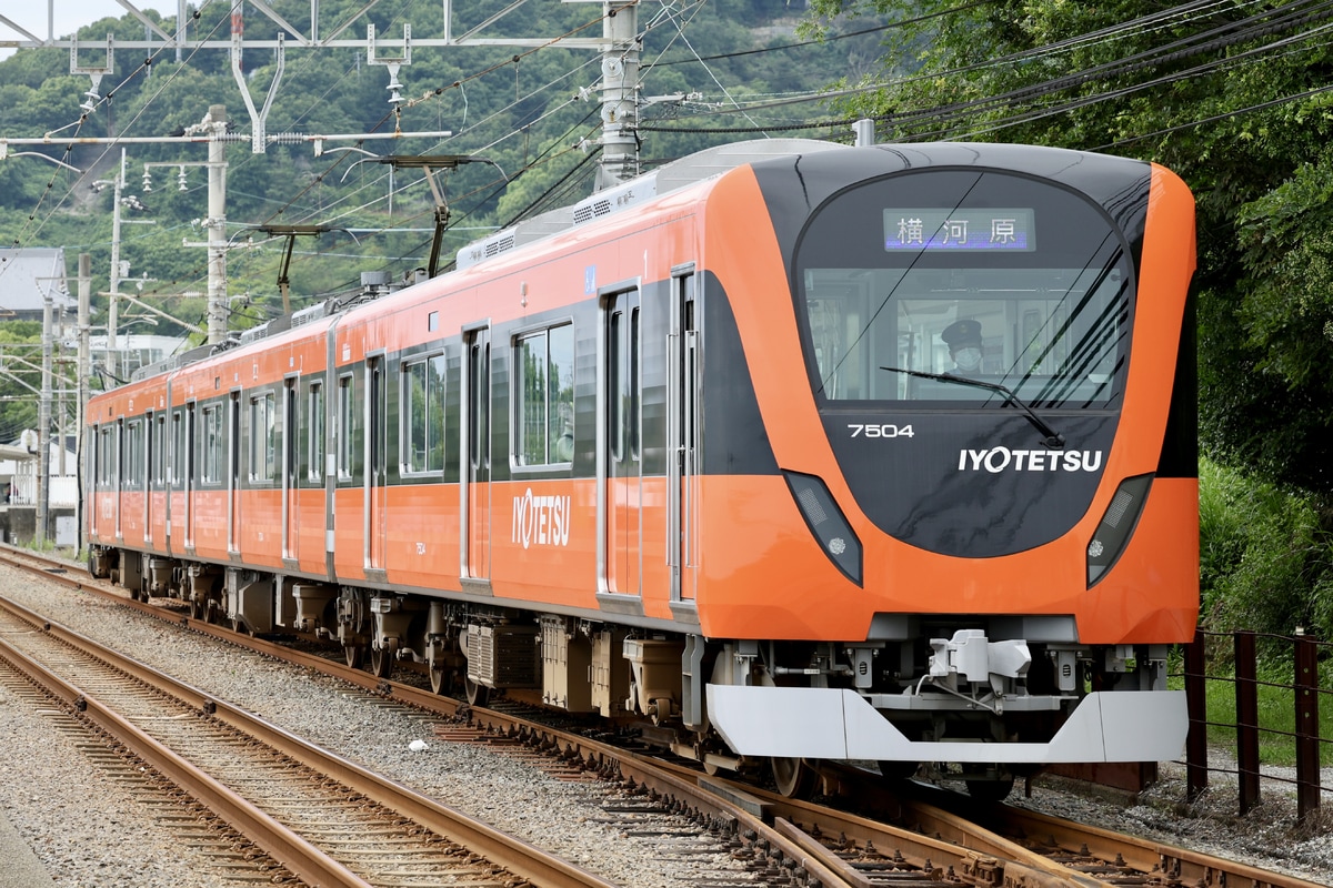 伊予鉄道 古町車両工場 7000系 7504