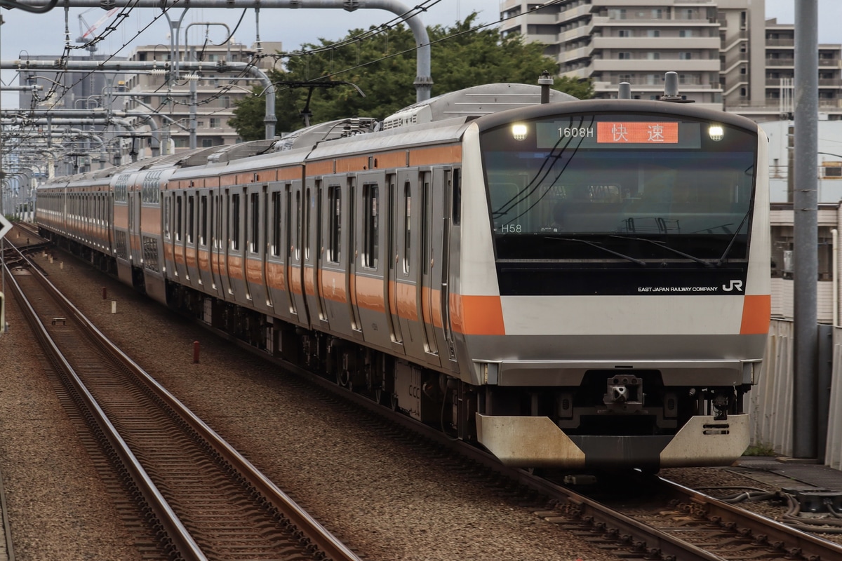 JR東日本 豊田車両センター本区 E233系 トタH58編成