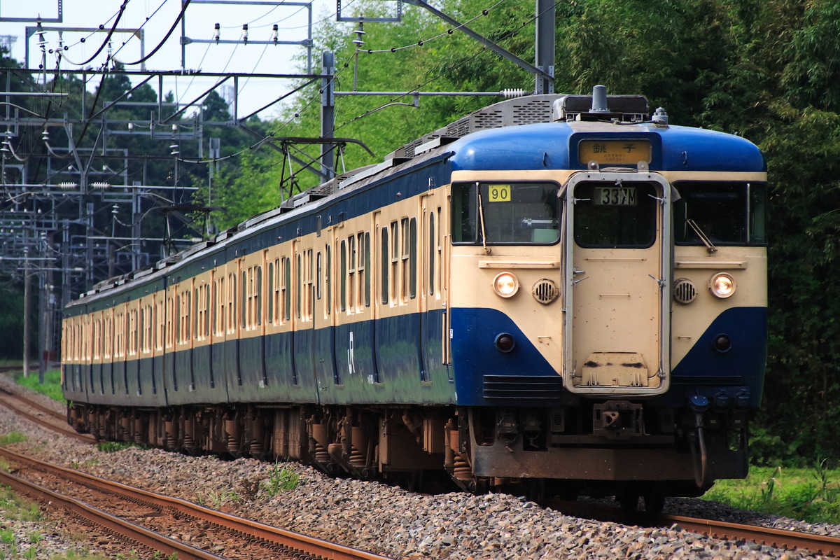 JR東日本 幕張車両センター 113系 マリ90編成