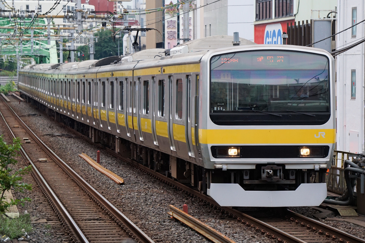 JR東日本 三鷹車両センター E231系 ミツB11編成