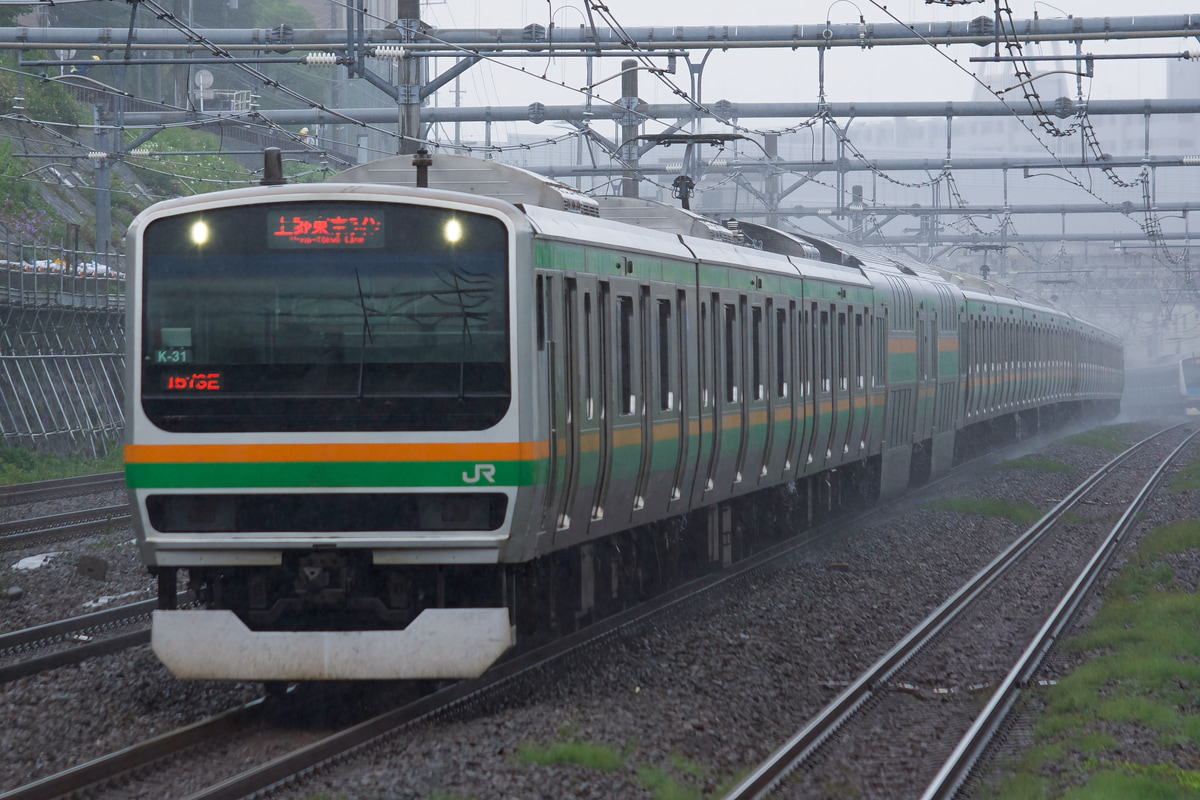JR東日本 国府津車両センター E231系 コツK-31編成