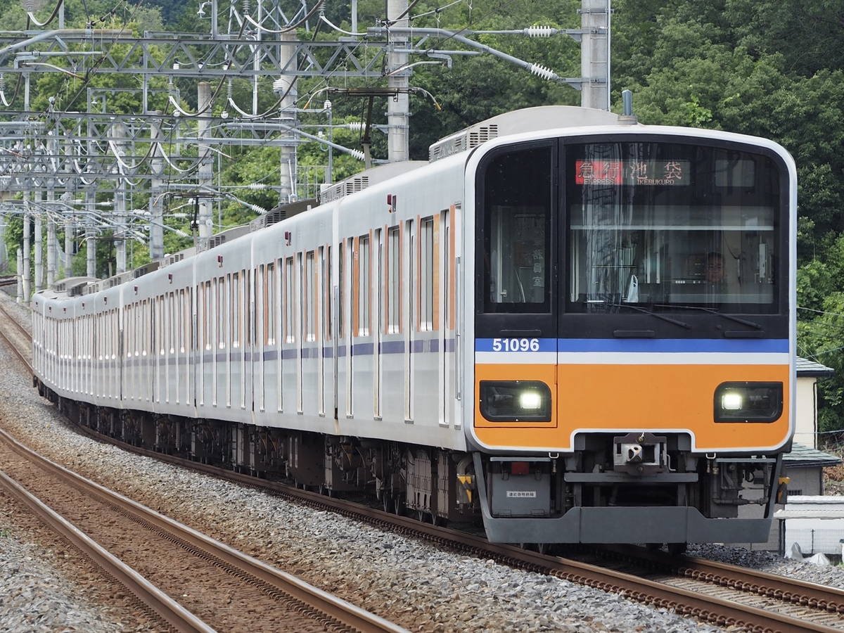 東武鉄道 森林公園検修区 50090型 51096F