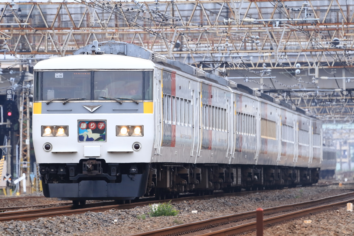 JR東日本 大宮総合車両センター本区 185系 オオOM09編成