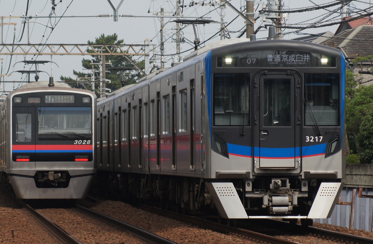 京成電鉄 宗吾車両基地 3200形 3216F