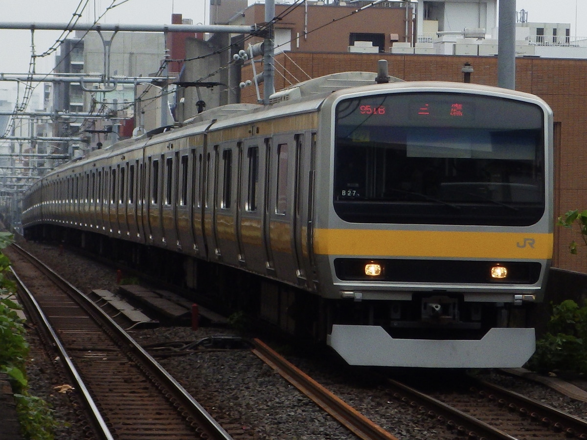 JR東日本 三鷹車両センター E231系 ミツB27