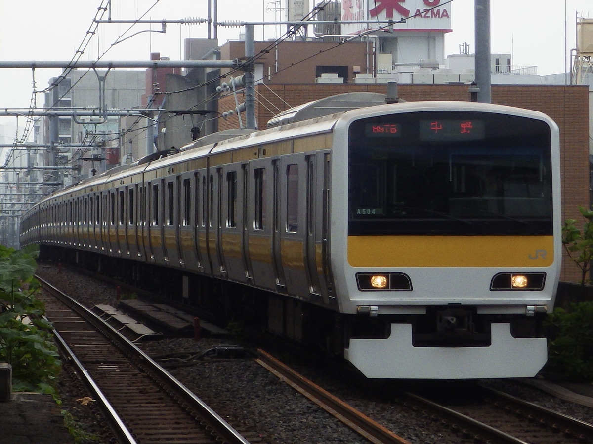 JR東日本 三鷹車両センター E231系 ミツA504