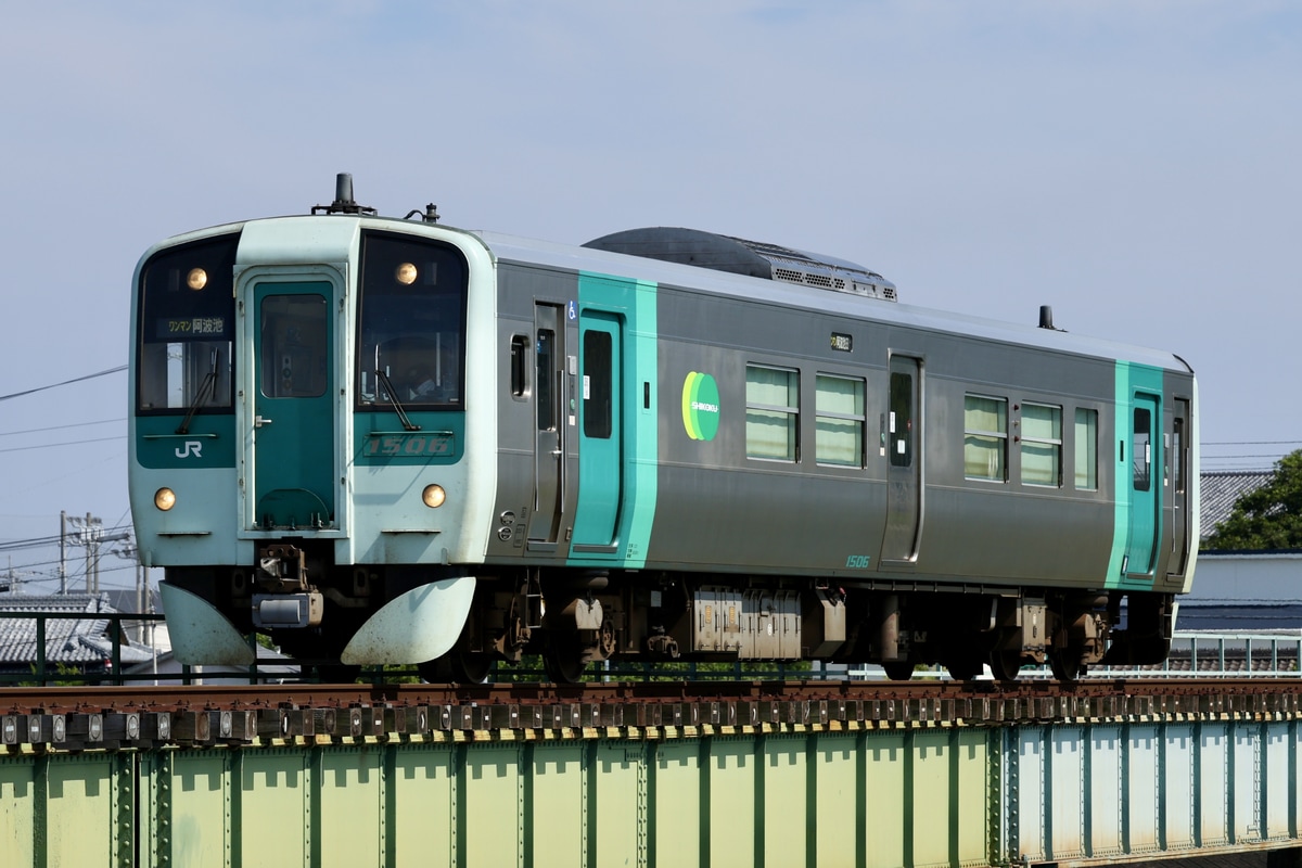 JR四国 徳島運転所 1500形 1506