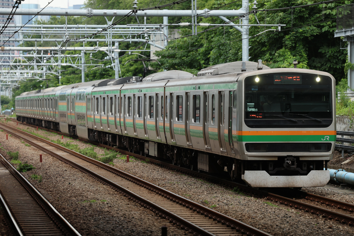 JR東日本 小山車両センター E231系 ヤマU586編成