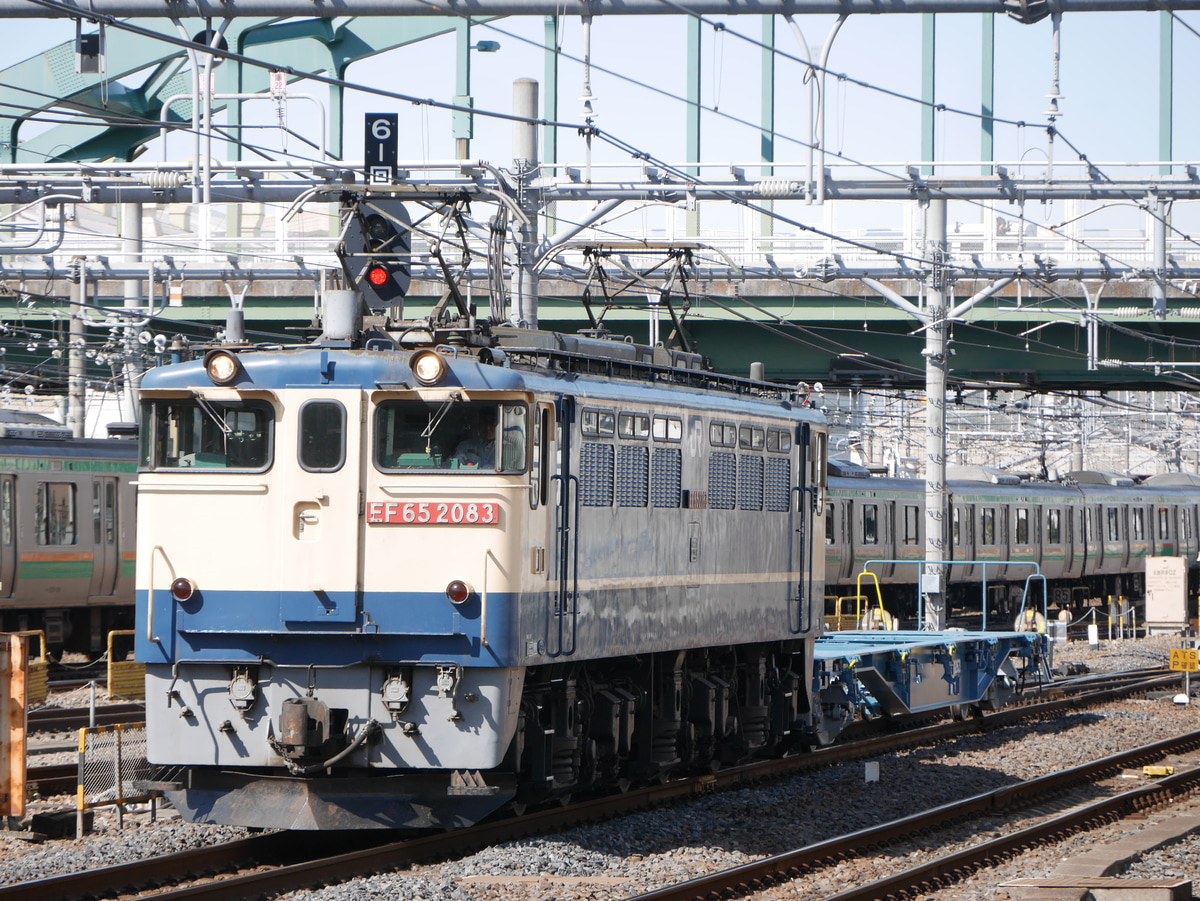 JR貨物 新鶴見機関区 EF65 2083