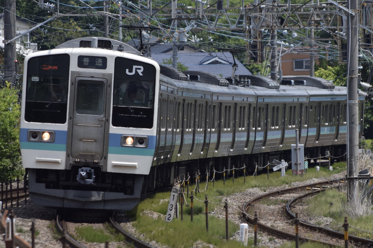 JR東日本 長野総合車両ベース 211系 ナノN606編成