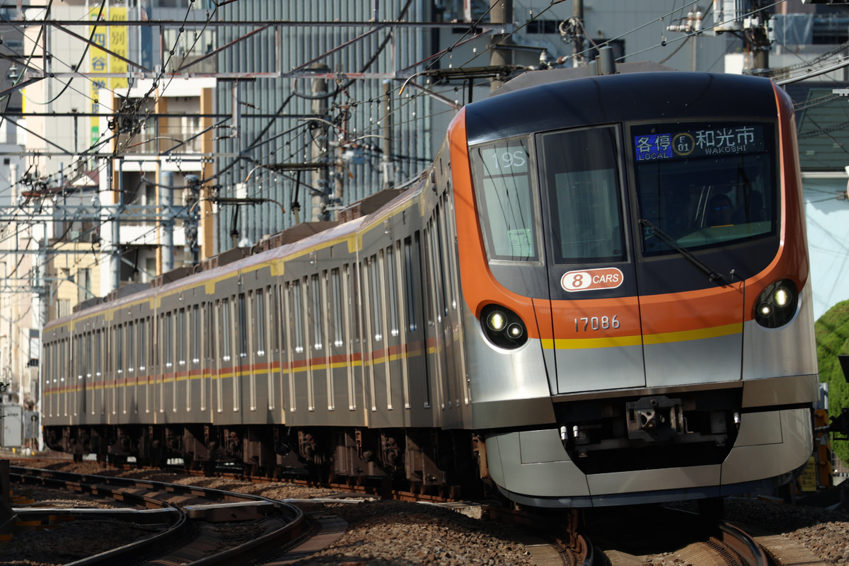 東京メトロ 和光検車区 17000系 17186F