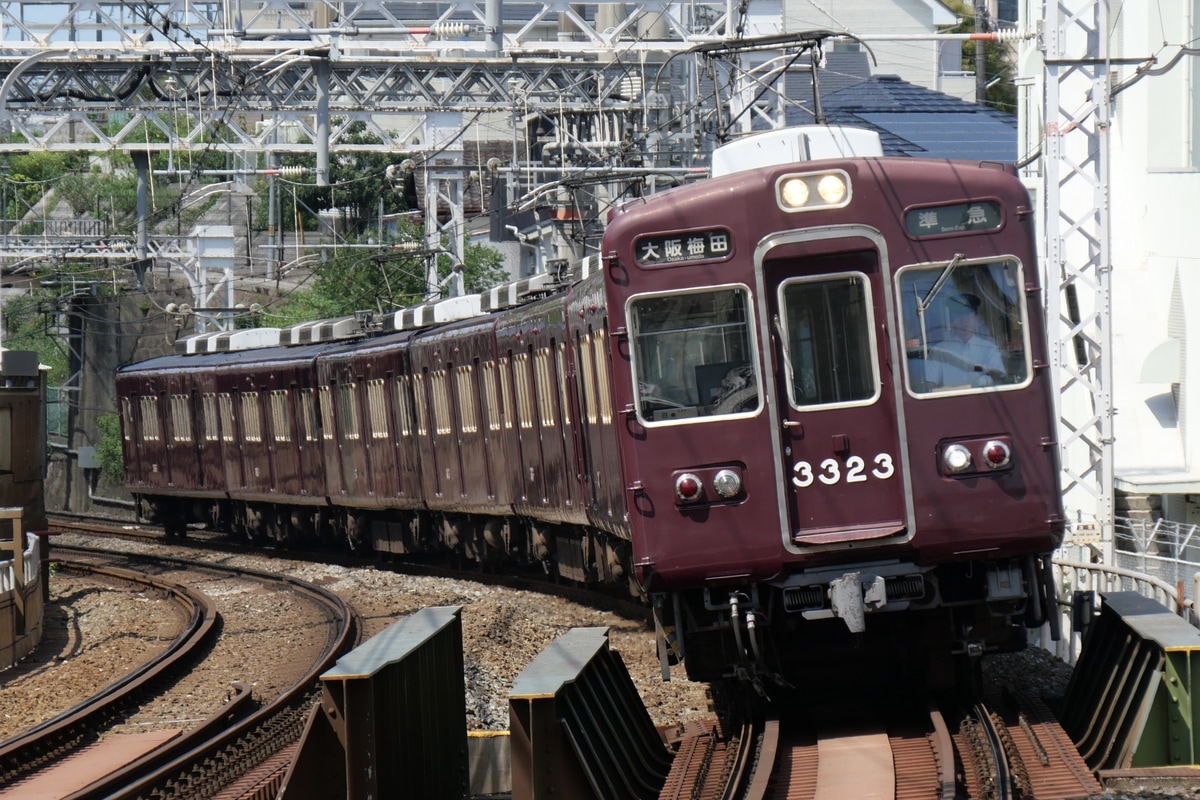 阪急電鉄 正雀車庫 3300系 3323F